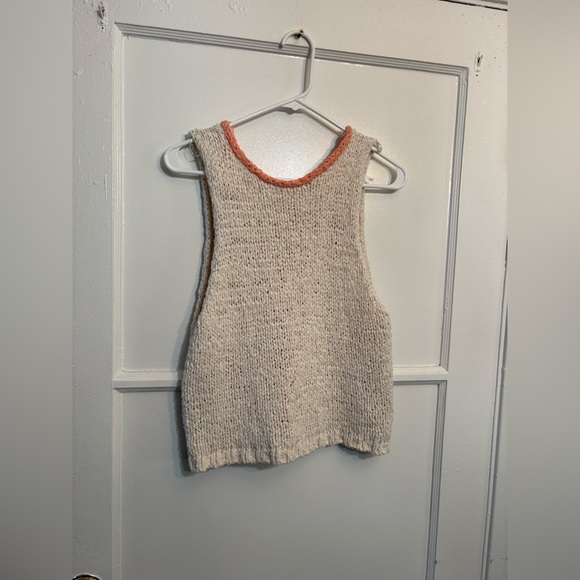 NWT Free People SICILY SHELL SWEATER TANK Reversible - Picture 2 of 4